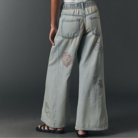 Anthropologie Pilcro Adi Mid Rise Flare - Picture 2 of 9